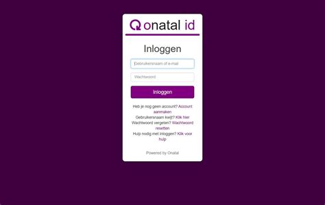 onatal id inloggen.